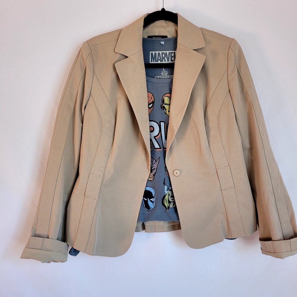 Tan Blazer Size 8